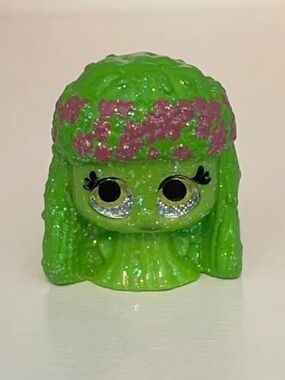 Green Glitter Flower Crown Mini Figure - Kids Action Toy